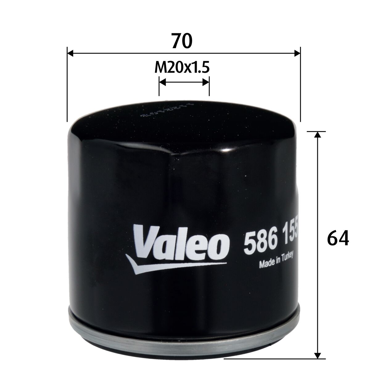 VALEO 586155 Olejový filter